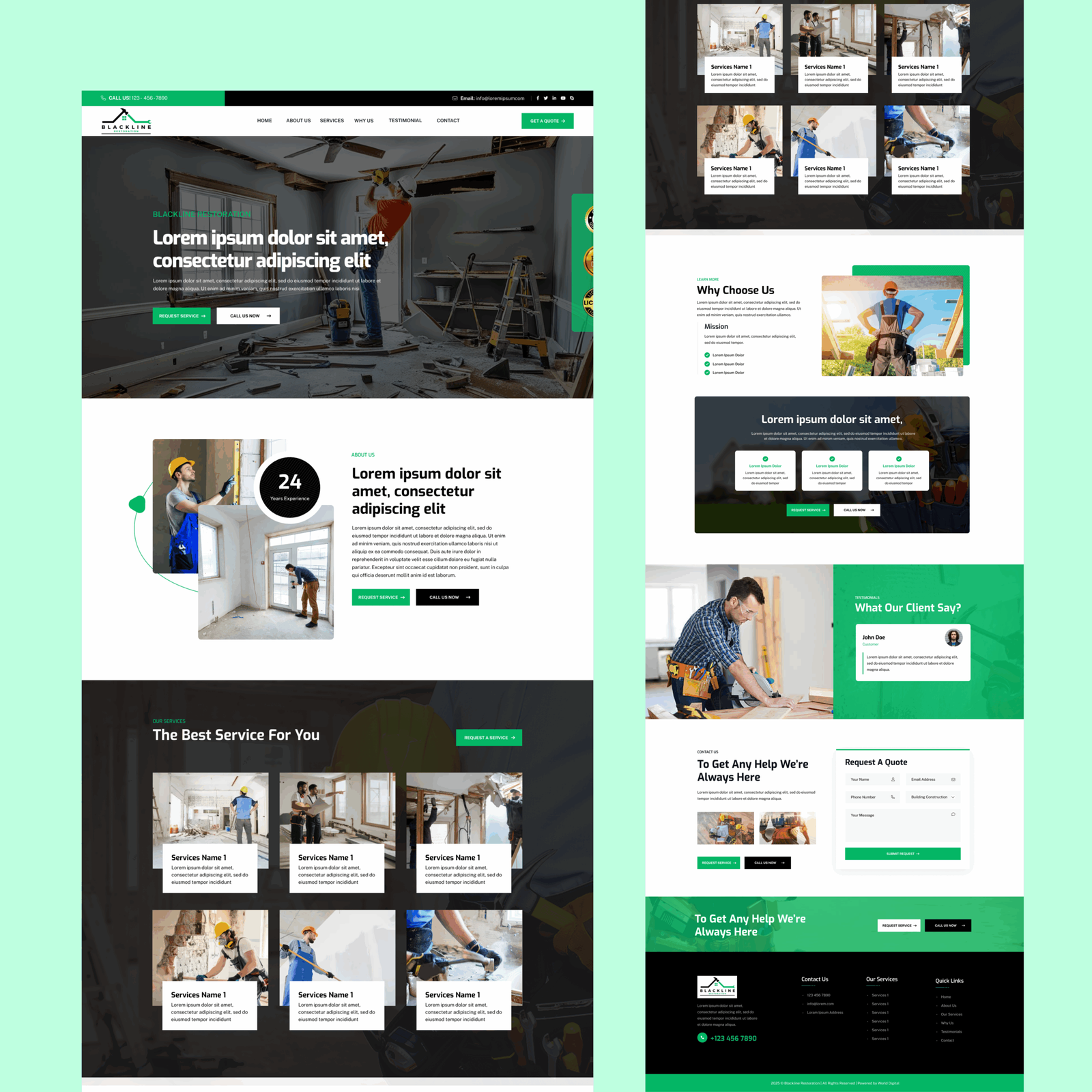 BackLine Restoration Web Design-geotagged