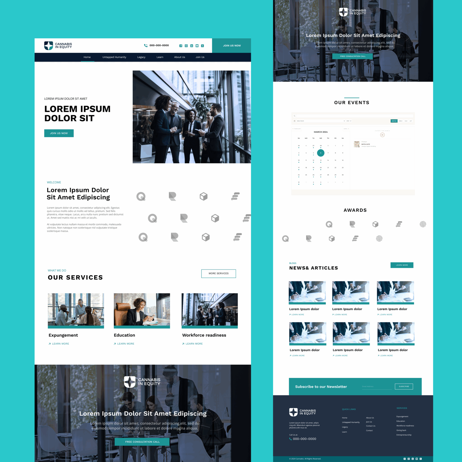 Cannabis In Equity Web Design-geotagged