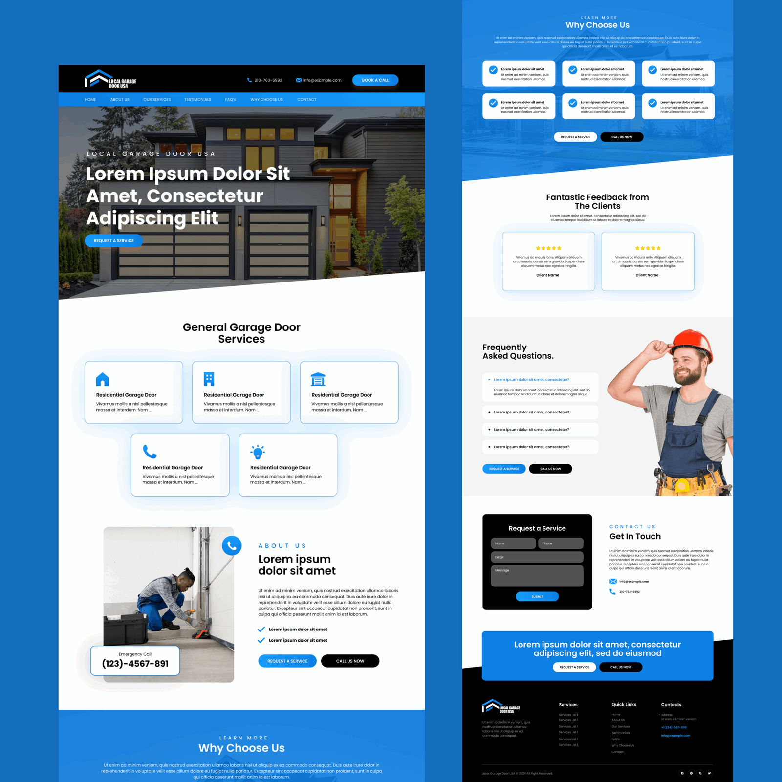 Local Garage Door USA Web Design-geotagged